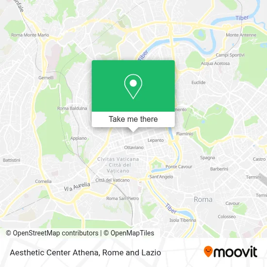 Aesthetic Center Athena map