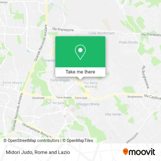 Midori Judo map