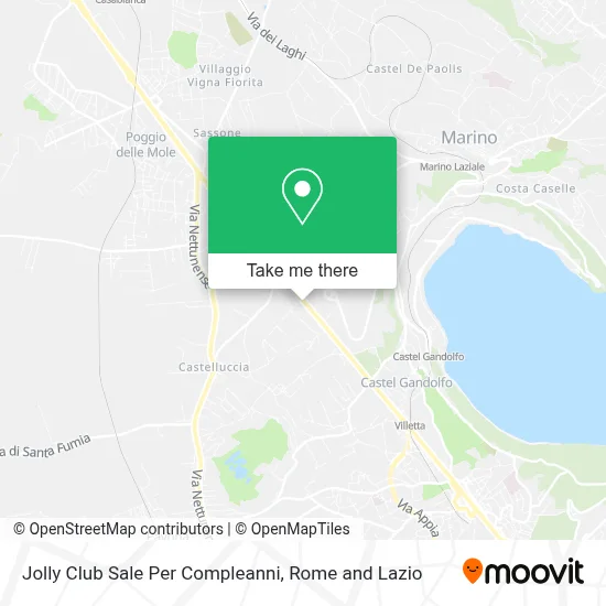 Jolly Club Sale Per Compleanni map