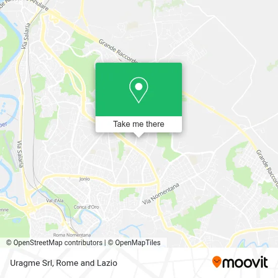 Uragme Srl map