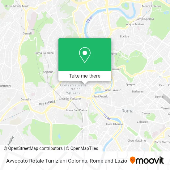 Avvocato Rotale Turriziani Colonna map
