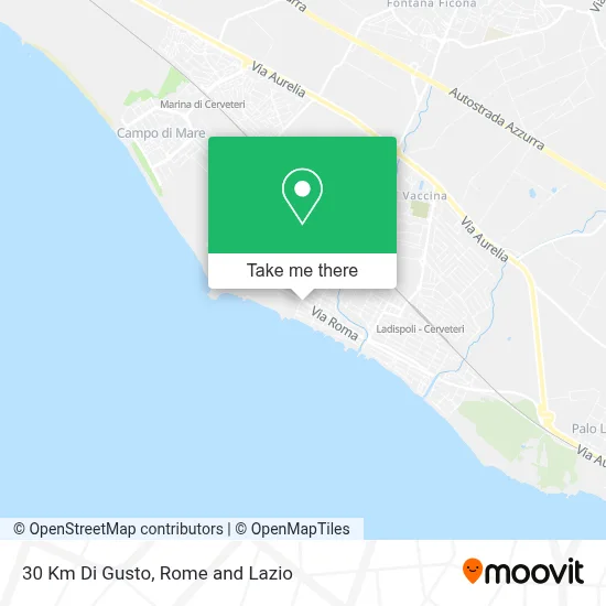 30 Km Di Gusto map