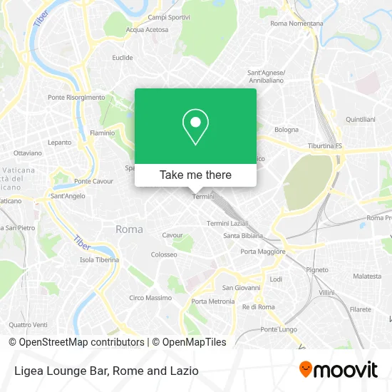 Ligea Lounge Bar map