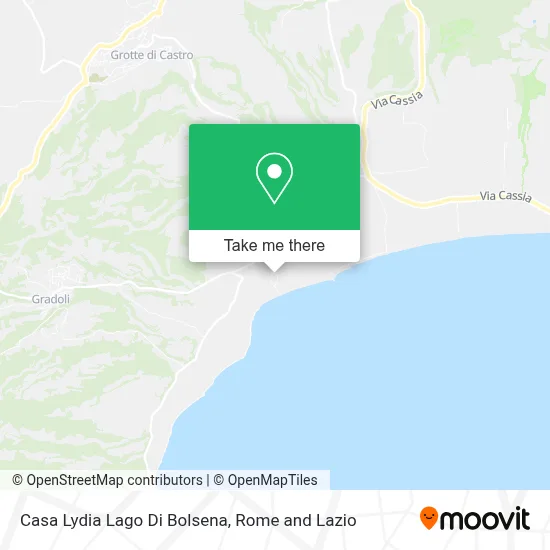 Casa Lydia Lago Di Bolsena map