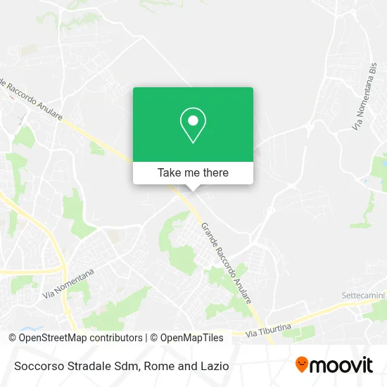 Soccorso Stradale Sdm map