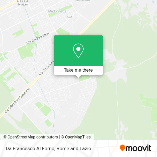 Da Francesco Al Forno map
