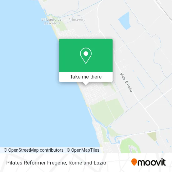 Pilates Reformer Fregene map