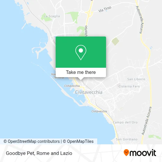 Goodbye Pet map
