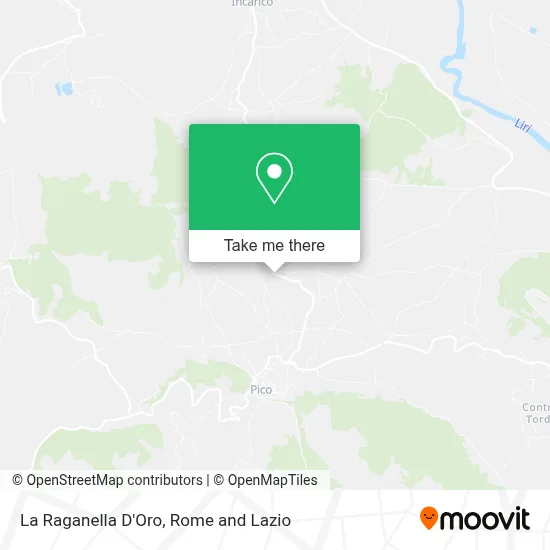 La Raganella D'Oro map