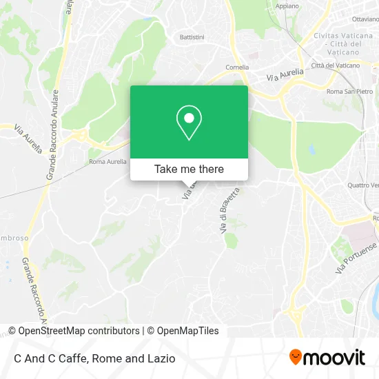 C And C Caffe map