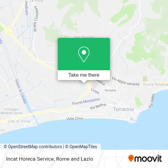 Incat Horeca Service map