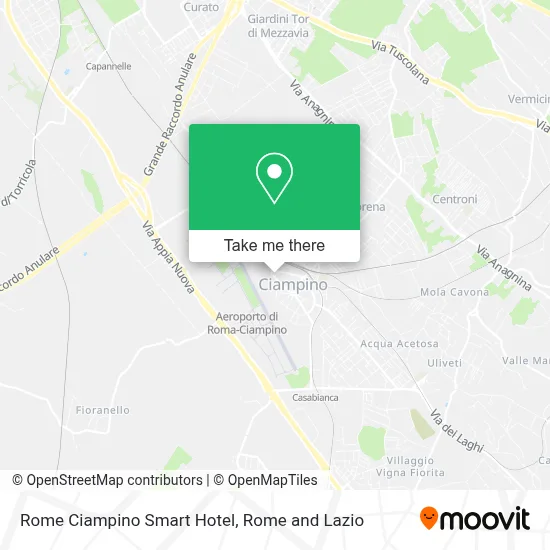 Rome Ciampino Smart Hotel map