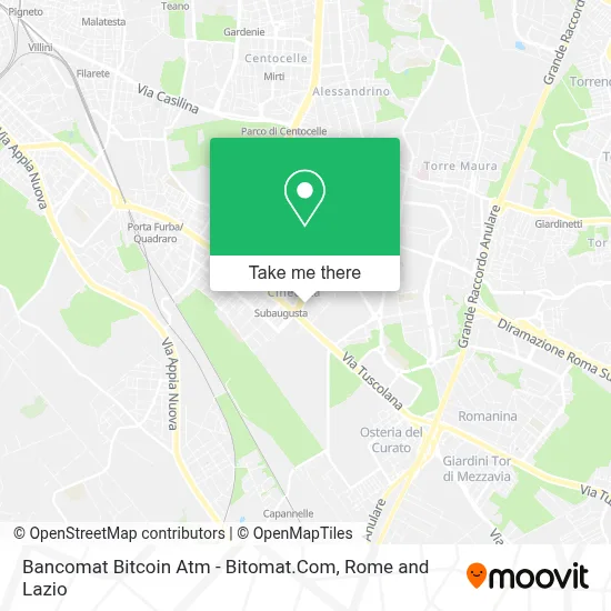 Bancomat Bitcoin Atm - Bitomat.Com map