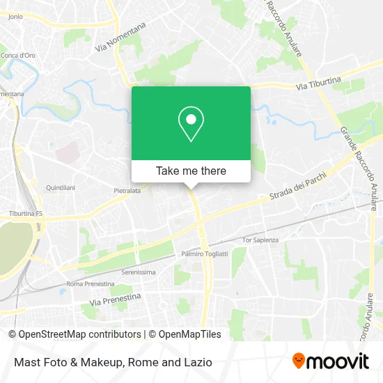 Mast Foto & Makeup map