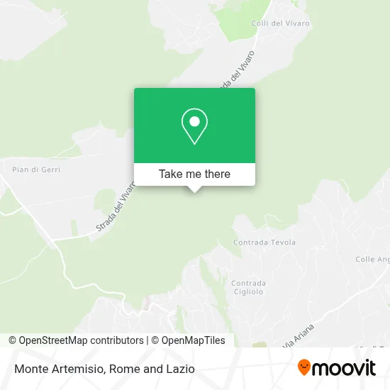 Monte Artemisio map