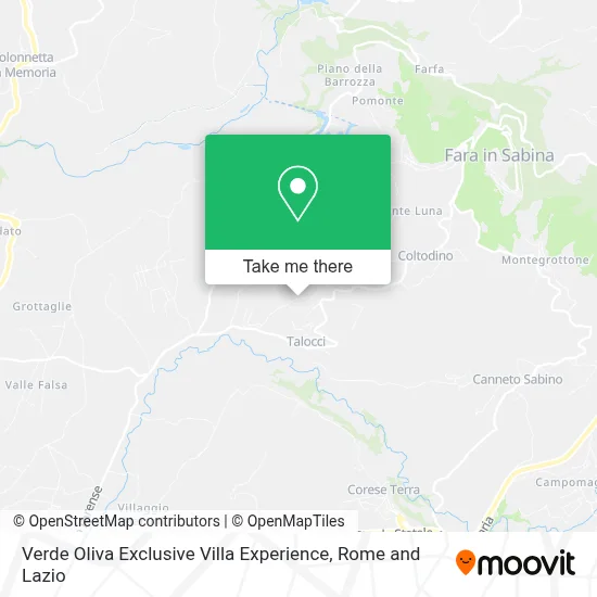 Verde Oliva Exclusive Villa Experience map