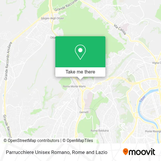 Parrucchiere Unisex Romano map