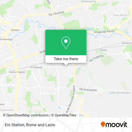 Eni Station map