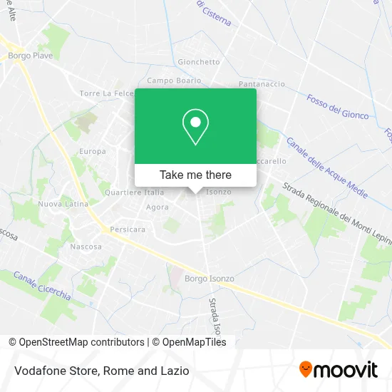 Vodafone Store map
