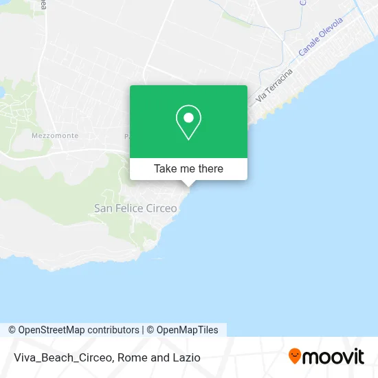 Viva_Beach_Circeo map