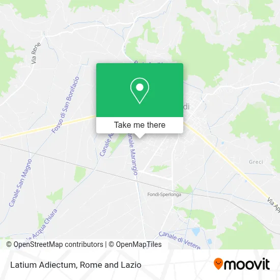 Latium Adiectum map