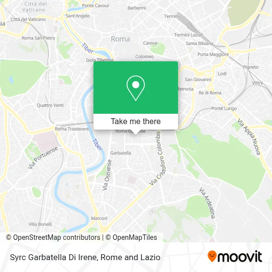 Syrc Garbatella Di Irene map