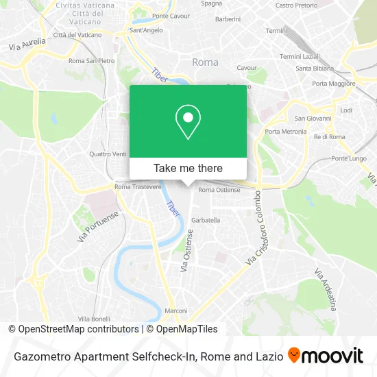 Gazometro Apartment Selfcheck-In map