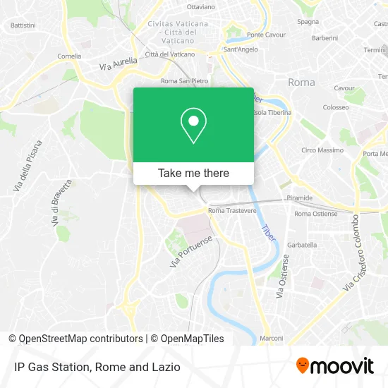 IP Gas Station map