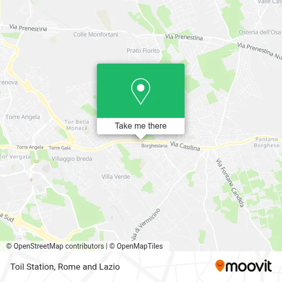 Toil Station map