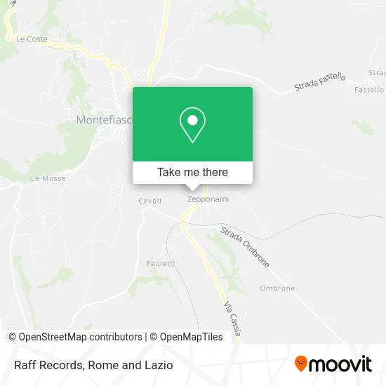 Raff Records map