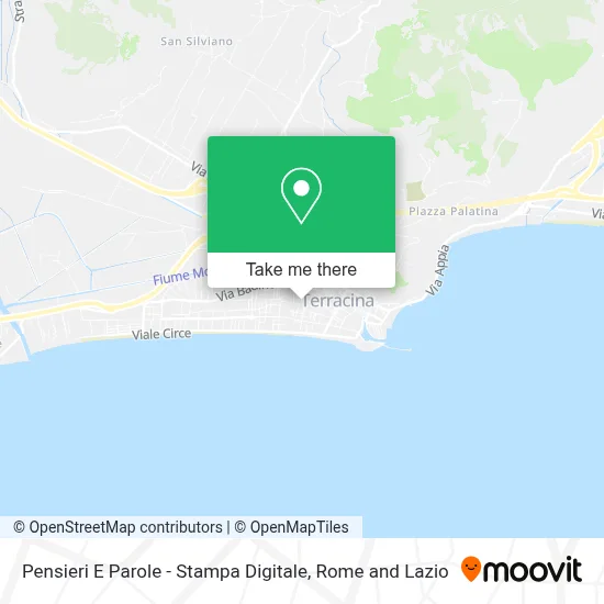Pensieri E Parole - Stampa Digitale map