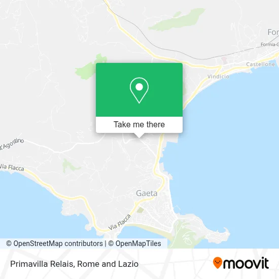 Primavilla Relais map