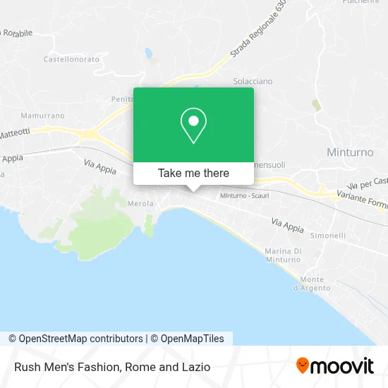 Rush Men's Fashion map