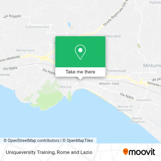 Uniqueversity Training map