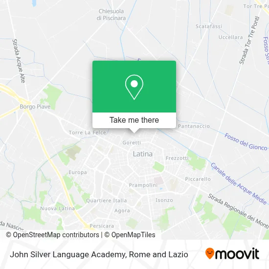 John Silver Language Academy map