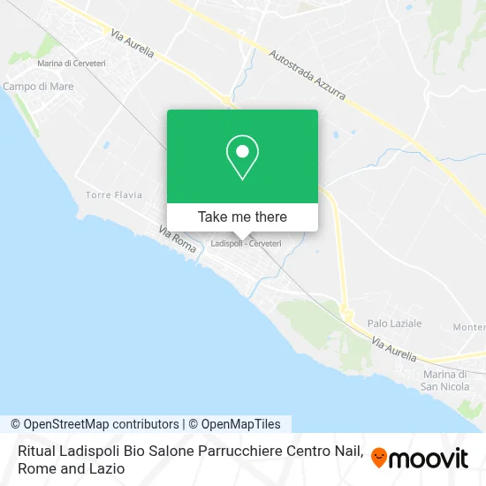 Ritual Ladispoli Bio Salone Parrucchiere Centro Nail map