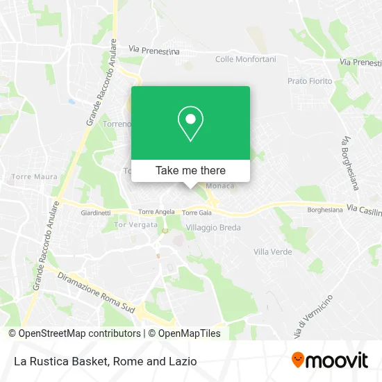 La Rustica Basket map