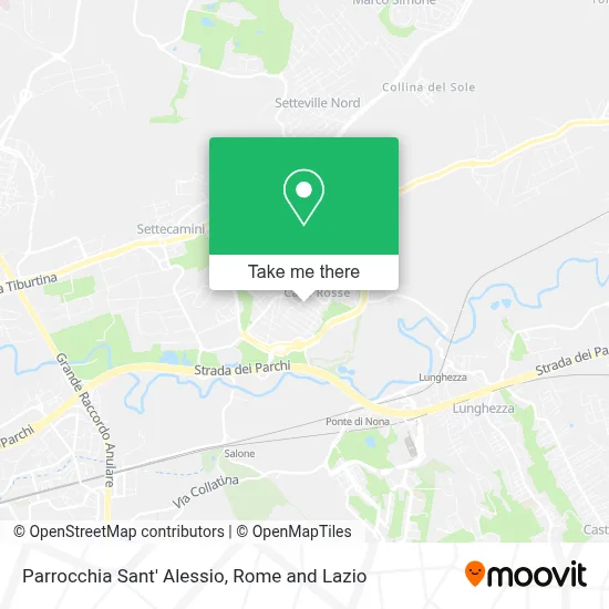 Parrocchia Sant' Alessio map