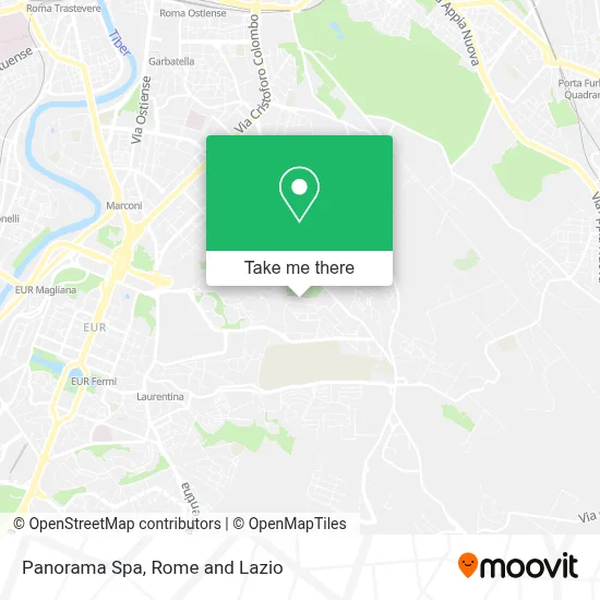 Panorama Spa map