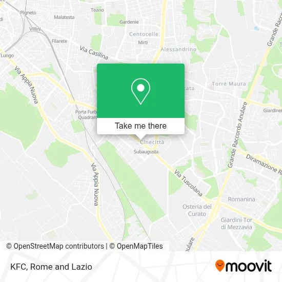 KFC map