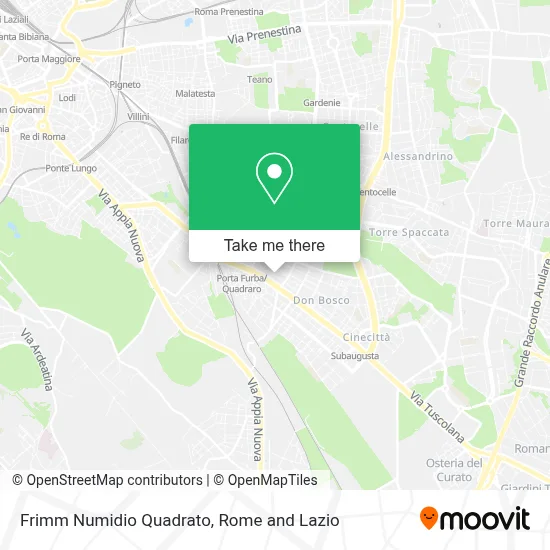 Frimm Numidio Quadrato map