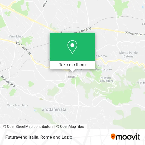 Futuravend Italia map