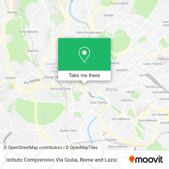 Istituto Comprensivo Via Giulia map