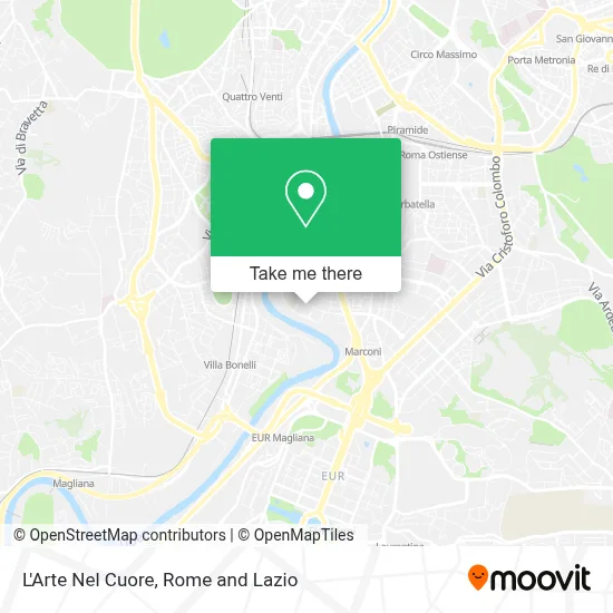 L'Arte Nel Cuore map