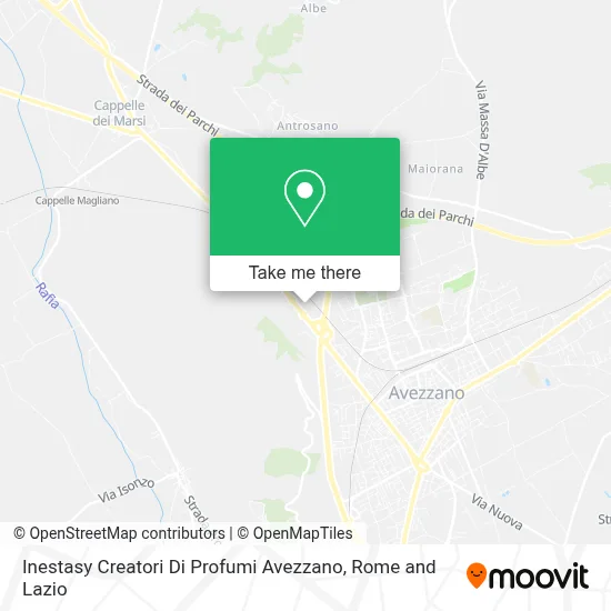 Inestasy Creatori Di Profumi Avezzano map