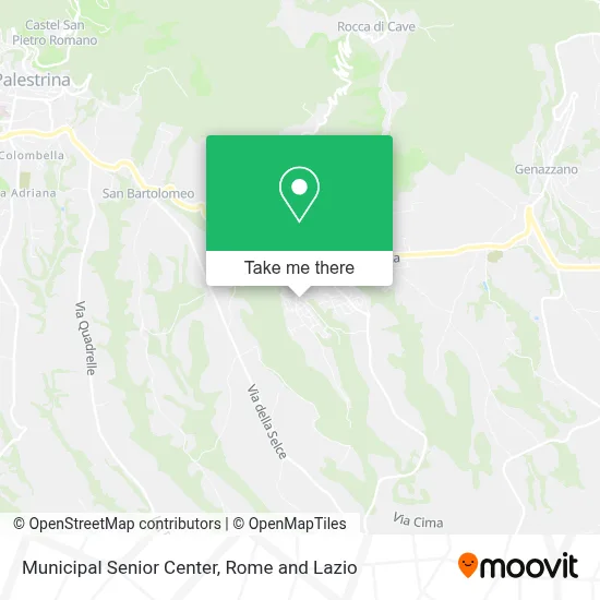 Municipal Senior Center map
