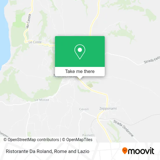 Ristorante Da Roland map