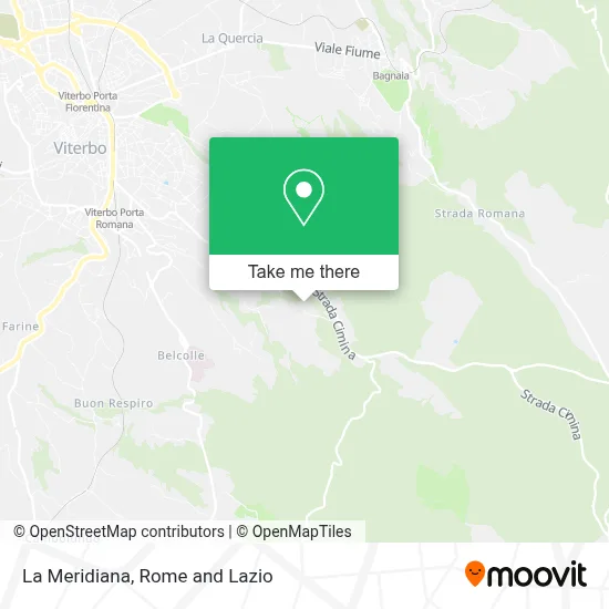 La Meridiana map