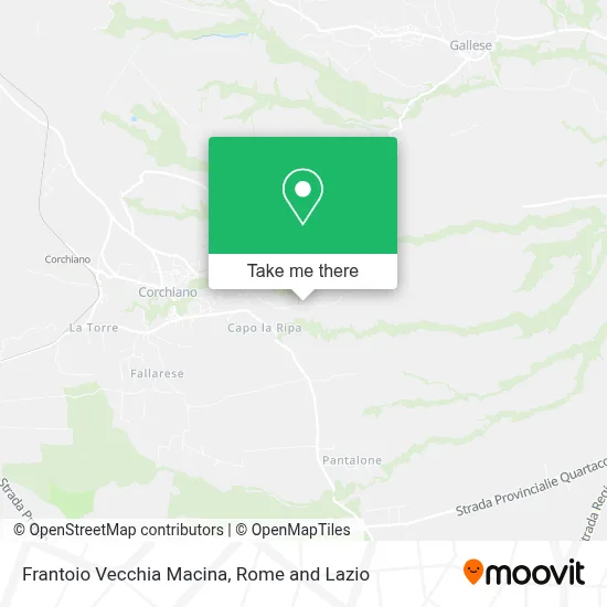 Frantoio Vecchia Macina map