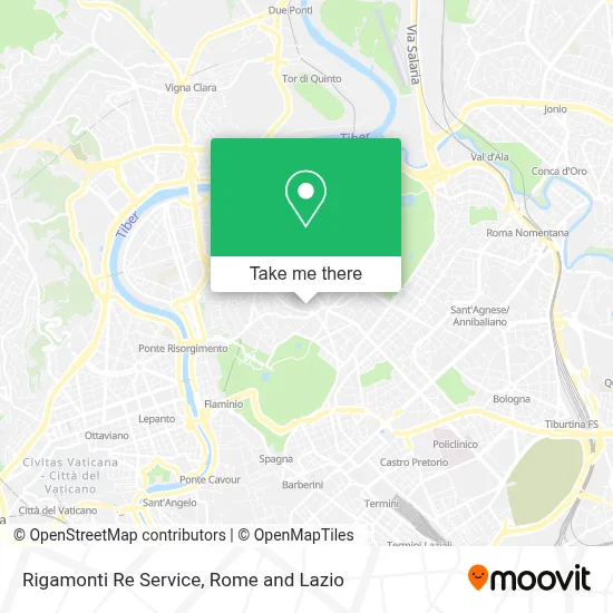 Rigamonti Re Service map
